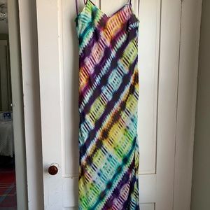 Trina Turk tie dye slip dress